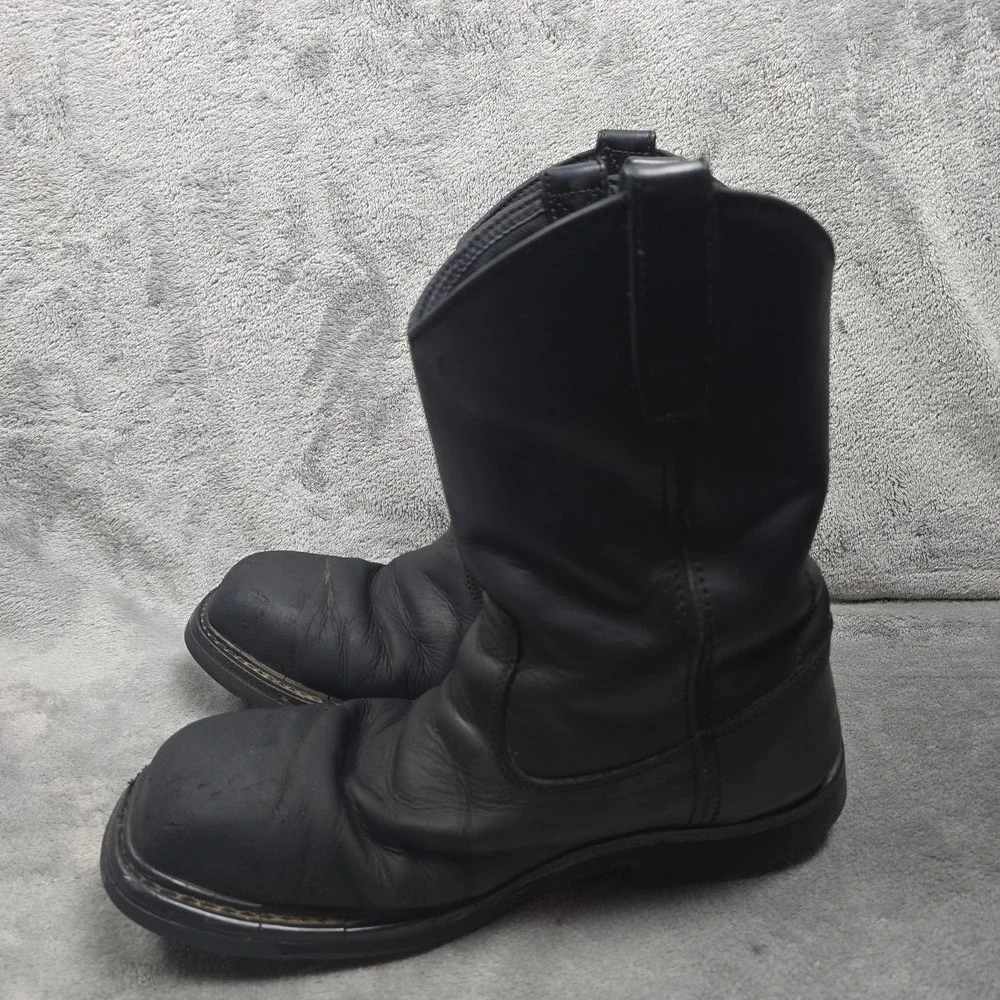 Harley Davidson Mens sz 10 M Altman D93563 Black Leather Biker Boots